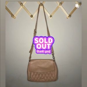 Nude Vera Bradley Leather Crossbody